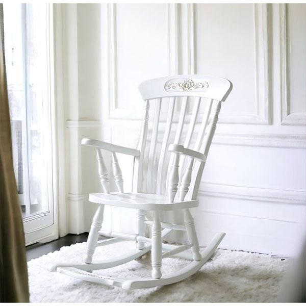 エコー家具 ロッキングチェア 木製椅子 アンティーク
