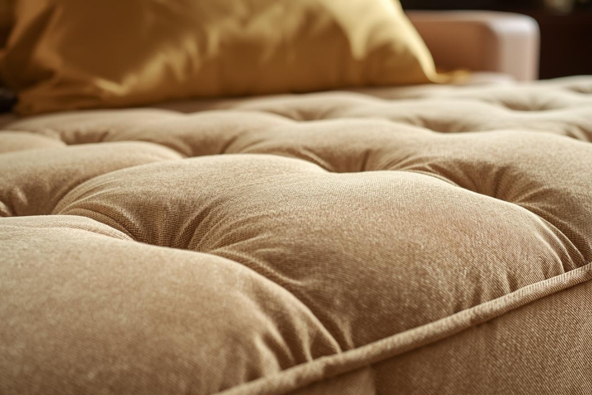 ソファベッドの内部構造を示すイメージ図