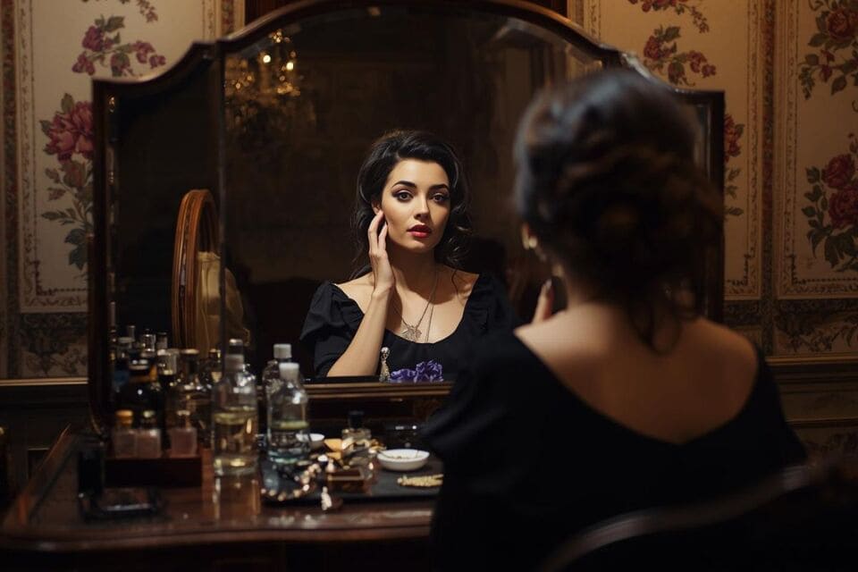 女優気分になれるドレッサーとミラー