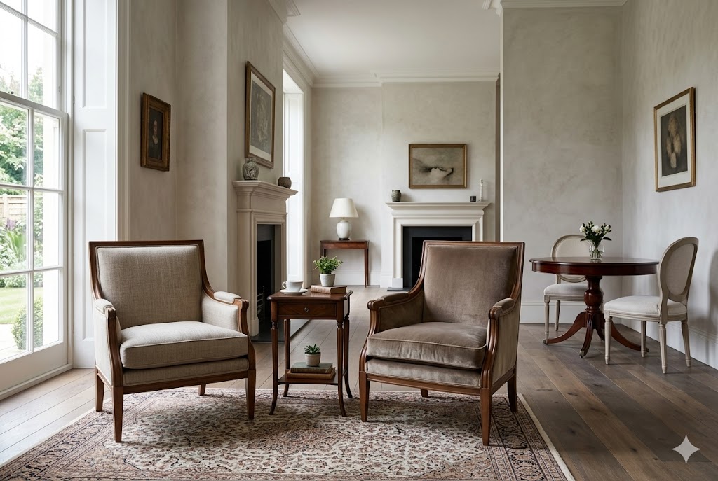 リビングスペースを広く取った、夫婦二人のゆったりとした部屋