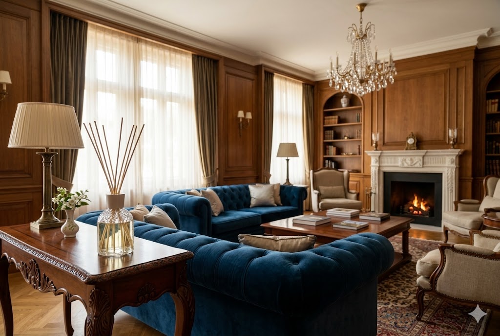 心地よい香りが漂うよう洗練されたリビング空間