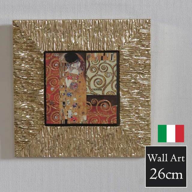 額絵,クリムト,接吻,イタリア,ウォールアート,おしゃれ,壁掛け,絵,モダン,ゴールド,TypeA