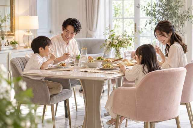 家族みんなで楽しい食卓を。子どもがいる家庭で選びたいダイニングセット
